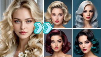 Try different girls' hairstyles!