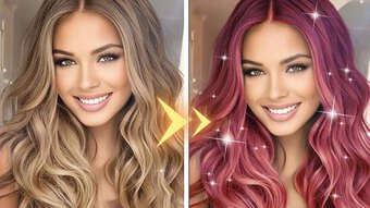 Hair Filter! Dye Your Hair With One Click.